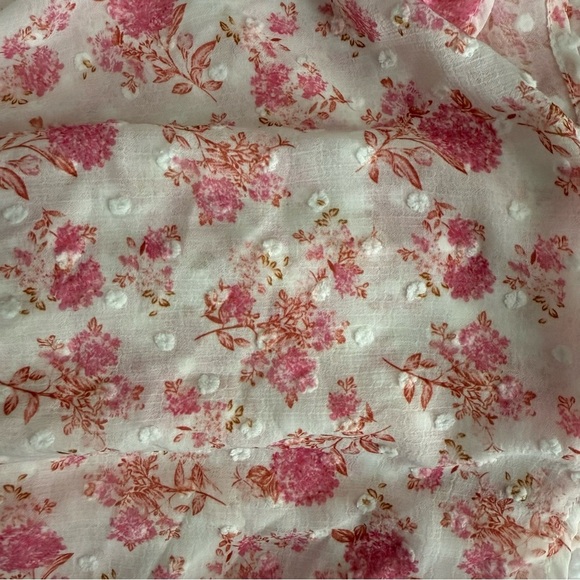 Moon River Pink and White Ruffled Tiered Sundress - Picture 12 of 12